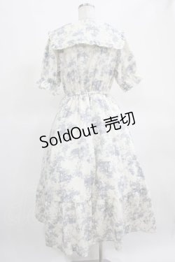 画像3: m petit by misako / トワルドジュイOPハンソデ M オフ/ブルー H-25-03-16-1024-LO-OP-NS-ZH
