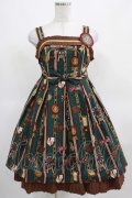 Angelic Pretty / Chocolate Rosetteジャンパースカート Free グリーン H-25-03-16-1003-AP-OP-NS-ZH