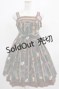 Angelic Pretty / Chocolate Rosetteジャンパースカート Free グリーン H-25-03-16-1003-AP-OP-NS-ZH