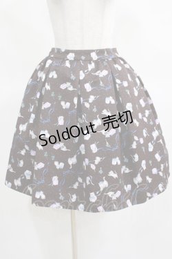 画像2: Franche Lippee / セレブキャットスカート M ブラウン H-25-03-16-1030-LO-SK-NS-ZH