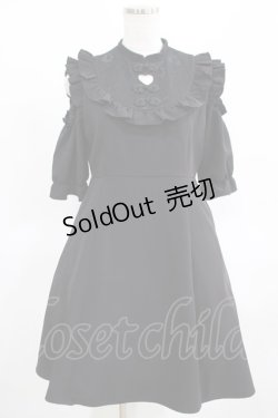 画像1: DearMyLove / レースチャイナデザインワンピース M ブラック H-25-03-16-1033-EL-OP-NS-ZH