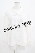 Melody BasKet / Pleatsfrill Blouse Free オフ H-25-03-16-1042-LO-BL-NS-ZH