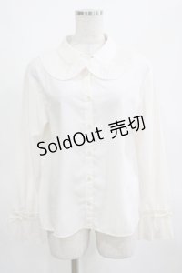 Melody BasKet / Pleatsfrill Blouse Free オフ H-25-03-16-1042-LO-BL-NS-ZH