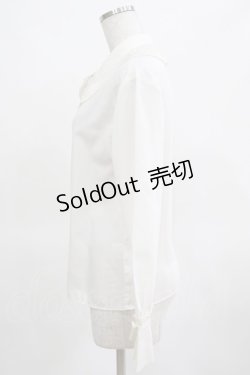 画像2: Melody BasKet / Pleatsfrill Blouse Free オフ H-25-03-16-1042-LO-BL-NS-ZH