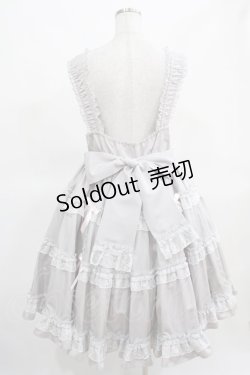 画像3: Angelic Pretty / Ladyティアードジャンパースカート Free グレー H-25-03-16-1004-AP-OP-NS-ZH