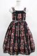 画像1: Angelic Pretty / Strawberry Dollジャンパースカート Free ブラック H-25-03-16-1005-AP-OP-NS-ZH (1)