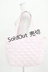 m petit by misako / キルティングトートバッグ  ピンク H-25-03-16-1060-LO-BG-NS-ZH