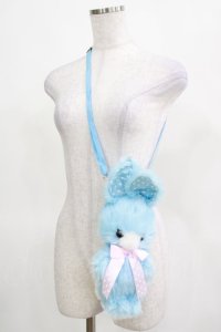 Angelic Pretty / BUNNY TOYぬいぐるみポーチ  サックス H-25-03-16-1061-AP-BG-NS-ZH