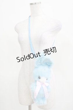 画像1: Angelic Pretty / BUNNY TOYぬいぐるみポーチ  サックス H-25-03-16-1061-AP-BG-NS-ZH