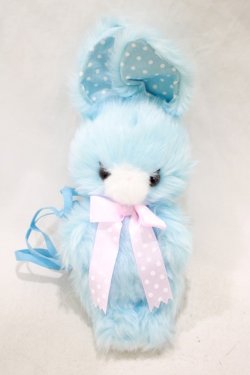 画像2: Angelic Pretty / BUNNY TOYぬいぐるみポーチ  サックス H-25-03-16-1061-AP-BG-NS-ZH