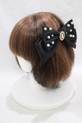 m petit by misako / AM*NIPLバレッタ  ブラック H-25-03-16-1071-LO-AC-NS-ZH