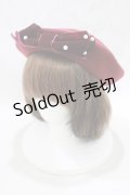 m petit by misako / TT*AMリボンBベレー  ボルドー H-25-03-16-1073-LO-AC-NS-ZH