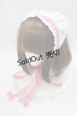 画像1: Angelic Pretty / マシュマロBearバブーシュカ  オフ H-25-03-16-1076-AP-AC-NS-ZH