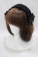 画像1: Pina sweetcollection / ローズラインカチューシャ  ブラック H-25-03-16-1078-LO-AC-NS-ZH (1)