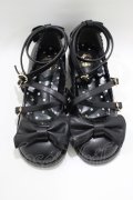Angelic Pretty / Tea Partyシューズ S ブラック H-25-03-16-1080-AP-SH-NS-ZH