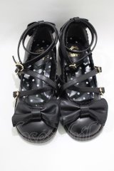 Angelic Pretty / Tea Partyシューズ S ブラック H-25-03-16-1080-AP-SH-NS-ZH