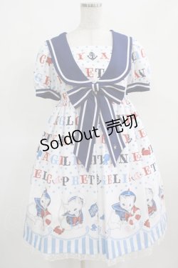 画像1: Angelic Pretty / Sailor Marine Kittenワンピース Free シロ H-25-03-16-1007-AP-OP-NS-ZH