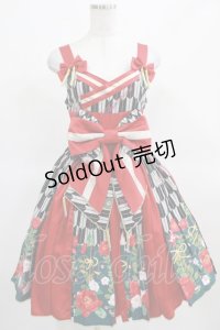 metamorphose / ハイカラ小町タックジャンパースカート Free ブラック H-25-03-16-1008-ME-OP-NS-ZH