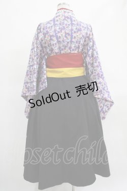 画像3: Favorite / 和柄プリント着物風ワンピース Free ブラック H-25-03-16-1010-LO-OP-NS-ZH
