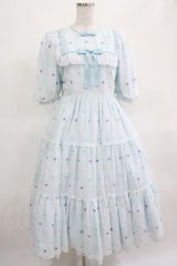 Angelic Pretty / Candy Petit Heartワンピース Free サックス H-25-03-16-1014-AP-OP-NS-ZH