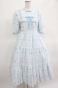 Angelic Pretty / Candy Petit Heartワンピース Free サックス H-25-03-16-1014-AP-OP-NS-ZH