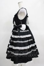 画像2: BABY,THE STARS SHINE BRIGHT / Maison de Petite Rubanジャンパースカート Free ブラック/オフ白 H-25-03-16-1015-BA-OP-NS-ZH (2)