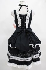 画像3: BABY,THE STARS SHINE BRIGHT / キュドパリジャンパースカート Free ブラック/オフ白 H-25-03-16-1016-BA-OP-NS-ZH (3)