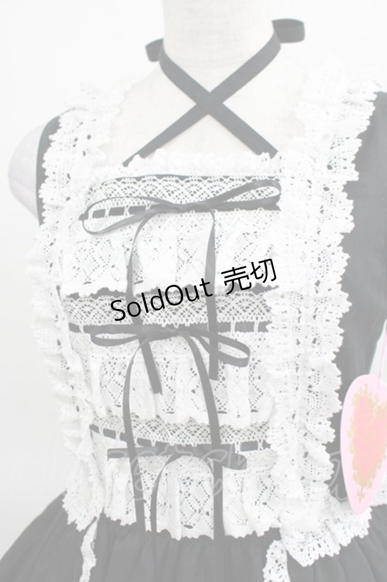 画像4: BABY,THE STARS SHINE BRIGHT / キュドパリジャンパースカート Free ブラック/オフ白 H-25-03-16-1016-BA-OP-NS-ZH (4)