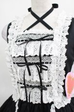 画像4: BABY,THE STARS SHINE BRIGHT / キュドパリジャンパースカート Free ブラック/オフ白 H-25-03-16-1016-BA-OP-NS-ZH (4)