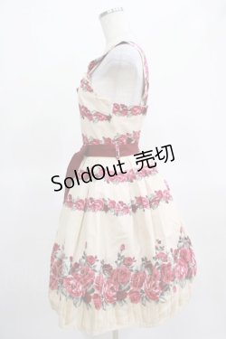 画像2: Innocent World / テレジアンローズジャンパースカート M93cm丈 アイボリー H-25-03-16-1017-IW-OP-NS-ZH