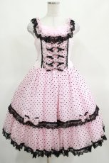 画像1: Angelic Pretty / Dreamy Dolce Ribbonジャンパースカート Free  H-25-03-16-1002-AP-OP-NS-ZH (1)