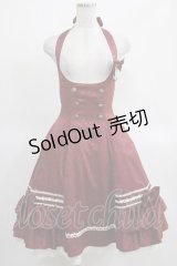 ALICE and the PIRATES / サイドフリルジャンパースカート Free ボルドー H-25-03-16-1019-PA-OP-NS-ZH