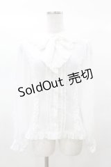 metamorphose / ボウタイ付きブラウス Free オフ H-25-03-16-057-ME-BL-NS-ZH