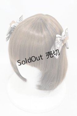 画像1: BABY,THE STARS SHINE BRIGHT / La Patisserie Chocolatリボンクリップ  ブラウン H-25-03-16-013-BA-AC-NS-ZH