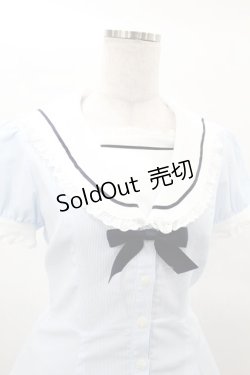 画像4: Innocent World / UVカットストライプセーラーワンピース Free サックス H-25-03-16-023-IW-OP-NS-ZH