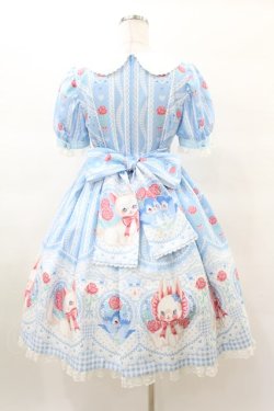 画像2: Angelic Pretty / Be My Valentineワンピース Free サックス H-25-03-16-024-AP-OP-NS-ZH
