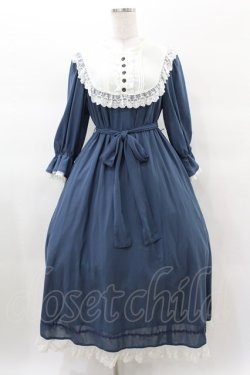画像1: Victorian maiden / リラックスレディドレス Free ナイトブルー H-25-03-16-025-CL-OP-NS-ZH