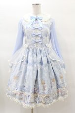 画像1: Angelic Pretty / Sugar Dream Domeワンピース Free サックス H-25-03-16-027-AP-OP-NS-ZH (1)