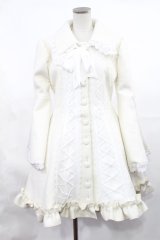 ATELIER PIERROT / Lunar Lattice Coat -Princess Sleeves-  ホワイト H-25-03-17-004-EL-CO-KB-ZT-C051