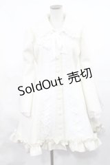 ATELIER PIERROT / Lunar Lattice Coat -Princess Sleeves-  ホワイト H-25-03-17-004-EL-CO-KB-ZT-C051