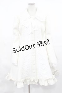 ATELIER PIERROT / Lunar Lattice Coat -Princess Sleeves-  ホワイト H-25-03-17-004-EL-CO-KB-ZT-C051