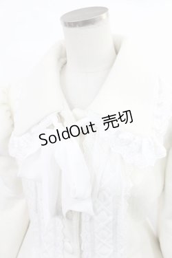 画像4: ATELIER PIERROT / Lunar Lattice Coat -Princess Sleeves-  ホワイト H-25-03-17-004-EL-CO-KB-ZT-C051
