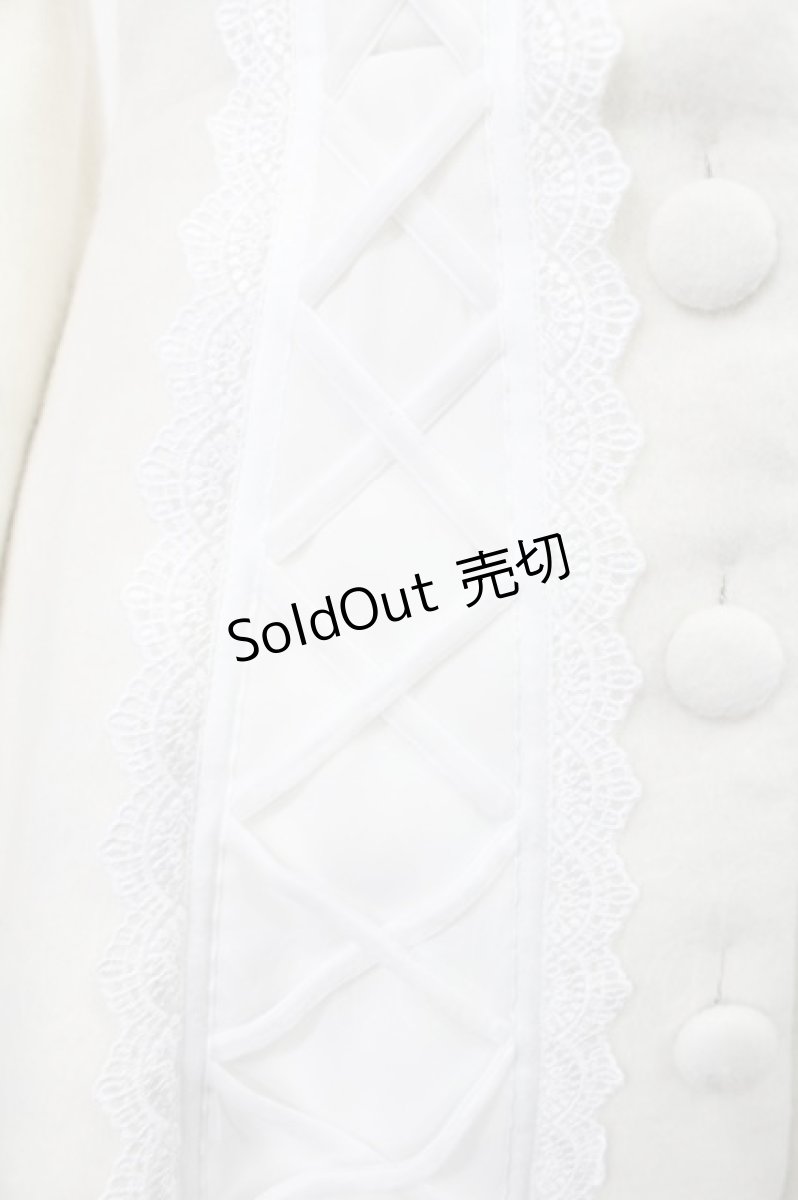 画像5: ATELIER PIERROT / Lunar Lattice Coat -Princess Sleeves-  ホワイト H-25-03-17-004-EL-CO-KB-ZT-C051 (5)