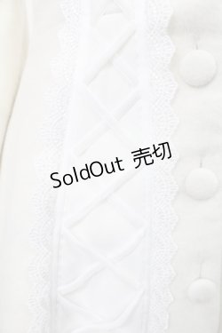 画像5: ATELIER PIERROT / Lunar Lattice Coat -Princess Sleeves-  ホワイト H-25-03-17-004-EL-CO-KB-ZT-C051