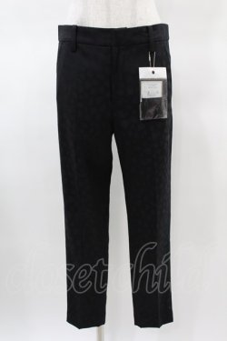 画像1: HYSTERIC GLAMOUR / レオパードパンツ S 黒 H-25-03-17-1005-PU-PA-KB-ZH
