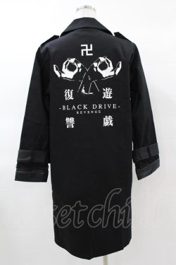 画像2: SEX POT ReVeNGe / 合皮切替ロングジャケット M 黒 H-25-03-17-1048-SP-JA-KB-ZT086