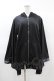 画像1: NieR Clothing / 着物風袖ZIPパーカー  黒 H-25-03-17-1050-PU-TO-KB-ZH (1)