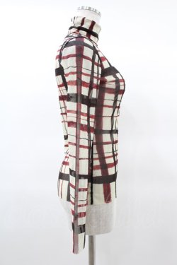 画像3: Jean Paul GAULTIER / ランダムチェックネットトップス 40 オフ H-25-03-17-1012-GO-TO-KB-ZH