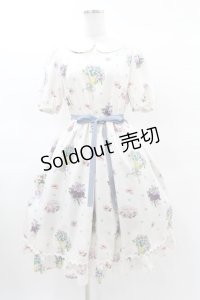 Emily Temple cute / FlowerBouquetワンピース  アイボリー H-25-03-17-1019-ET-OP-KB-ZH