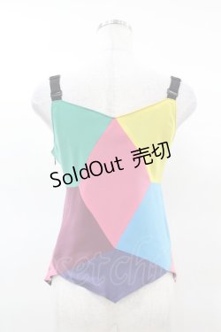 画像2: MILK / ダイヤモンドパズルキャミ  カラーパレット H-25-03-17-1033-ML-TO-KB-ZH
